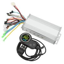 1000W 36V 48V bešepetis greičio variklio valdiklis LCD apvalus ekranas su nykščio droseliu elektriniam