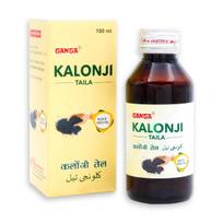 Juodųjų kmynų sėklų aliejus (100 ml), Kalonji Taila, Ganga Pharmaceuticals