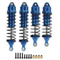Galinis Priekinis RC Automobilio Amortizatorius Aliuminio Lydinio Didelio Stiprumo skirtas Traxxas Slash 4x4 110 Tamsiai Mėlynas