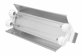 Germicidinė UV-C lempa NBV 2x55 IP65 (pramoninė, tiesioginio švitinimo, universalaus montavimo)