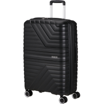 Vidutinis lagaminas American Tourister FlyTwist V juodas (Shadow Black)