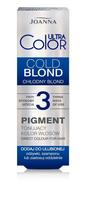 Joanna Ultra Color Pigment plaukų spalvos tonikas - Šaltas blondinas 100ml