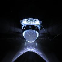 2 vnt DIY Devil Eyes LED Halo žiedų rinkinys HID projektorius Automobilio priekinis žibintas 360 laipsnių Demon Eyes LED lemputės Modifikuotas Q5 Hela Lens balta