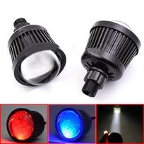 Automobilio LED tolimosios šviesos toli fotografuojantis 3,0 colio vieno spindulio LED projektoriaus objektyvas su Led Devil Eye priekinių žibintų Demond akims raudona
