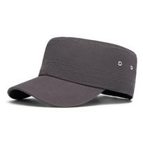 Men's Cotton Cap Solid Color Flat Cap Outdoor Sports Cap Sunscreen Cap pilka