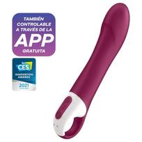 Satisfyer Big Heat - įkraunamas, šildantis G taško vibratorius (raudonas)