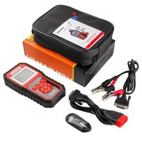 KONNWEI KW870 6V 12V automobilio motociklo akumuliatoriaus testeris OBD2 diagnostikos įrankio skaitytuvas 2 viename alkūninio įkrovimo bandymo įrankiai automobiliui