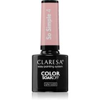 Claresa SoakOff UV/LED Color So Simple gelinis nagų lakas atspalvis 4 5 g