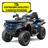 Keturratis  CFMOTO CFORCE 625 Touring T3b (mini traktorius)