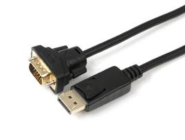 MicroConnect Displayport to VGA Cable 0.5m Displayport version 1.2, Black