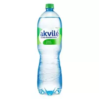 Lengvai gazuotas natūralus mineralinis vanduo AKVILĖ, 1,5 l