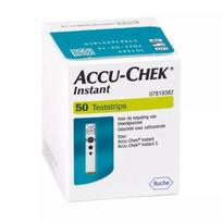 Accu-Chek Instant testo juostelės (50 vnt), Accu-Chek testo juostelės Instant, Roche