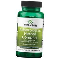 Adaptogeninis žolelių kompleksas, Adaptogenic Herbal Complex, Swanson 60 kaps. (71280107) 60caps