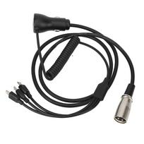 3 viename vežimėlio USB adapterio įkrovimo laidas Universalus greito įkrovimo laidas elektriniam paspirtukui