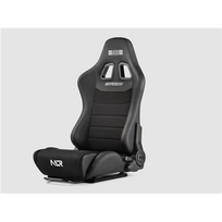 Next Level Racing | PU Leather  AND  Suede | Reclining Seat | ERS5 Elite PU Leather  AND  Suede Edition | Black