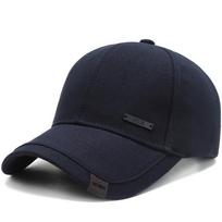 Vyriška kepurė Paprasta kasdienė beisbolo kepuraitė Lauko sporto kepurė Vyriška nuo saulės apsauganti kepurė Pavasario ir rudens kremą nuo saulės apsauganti kepurė Adjustable tamsiai mėlyna spalva