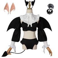 My Dress-Up Darling Cosplay Costume Kitagawa Marin Succubus Little Devil Bikini Cosplay Costume XL juoda