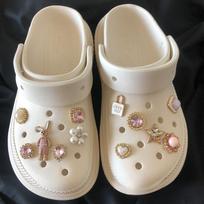 Batų pakabukas Crocs pasidaryk pats Barokinis Alisos Triušis Deimantas Perlas Batų dekoracijos Aksesuarai Pakabukai klumpėms Bogg Bag Basutės Sandalas