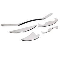 5pcs  set  Stainless Steel Gua Sha Scraping Massage Tool Muscle Pain Relieve Set