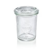 Weck stiklainiai su dangteliais, 160ml, 12 vnt.