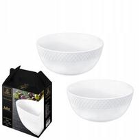 Wilmax Julia salotinė 600 ml, 14 cm, baltos, 2 vnt.