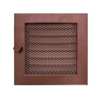 Grotelės židiniui HEARTH, vario spalvos, 170 x 170 mm