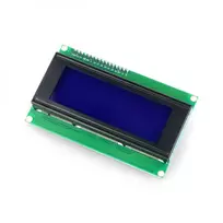 LCD ekranas 4x20 simbolių mėlynas + I2C LCM1602 konverteris