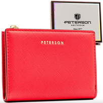 Piniginė moterims Peterson SA03 raudona D289