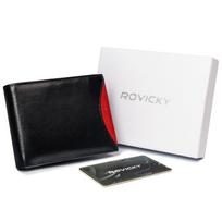 Vyriška odinė piniginė Rovicky RV40 S260