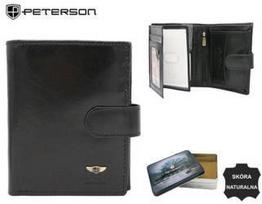 Natūralios odos piniginė vyrams Peterson PT180 S940