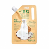 Missha Naktinė veido kaukė Talks Vegan Squeeze Pocket Sleeping Mask 10g, Mega Nutritious