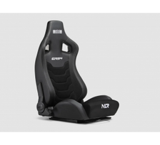 Next Level Racing | PU Leather and Suede | Reclining Seat | ERS4 Elite PU Leather & Suede Edition | Black