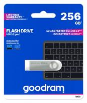 GOODRAM UNO3 Pendrive 256GB USB 3.2 Gen1 silver