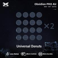 X-Raypad Obsidian Pro Air Skates Universal Donuts Grey 32 vnt. (⌀9.5 x 1.0 mm) (Pilki) Pakaitiniai Mouse Feet