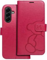 Oem MEZZO Book dėklas skirtas Samsung Galaxy A56 5G teddy bear magenta