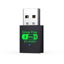 AX900 USB WiFi 6 Bluetooth 5.4 adapteris 2in1 Dongle dviejų dažnių 2.4G ir 5GHz USB tinklo belaidis WLAN imtuvas, skirtas „Windows 10/11“