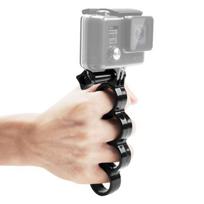 PULUZ Rankinis Plastikinis Pirštų Knuckles Laikiklis Žiedas Monopodo Trikojo tvirtinimas su nykščio varžtu GoPro, Insta360, DJI ir kitoms veiksmo kameroms(Juoda) juoda