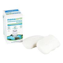 Kūdikių drėkinamasis muilas su ožkos pienu (2 x 75 g), Drėkinamasis kūdikių maudymosi baras su ožkos pienu avižiniai dribsniai ir taukmedžio sviestas, Mamaearth