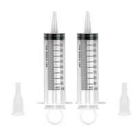 2 pakuotės po 100 ml didelių sterilių švirkštų, skirtų laboratoriniam sodo laistymui gyvūnų pašarui ir vaistams platinti