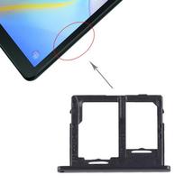 Samsung Galaxy Tab A 10,5 colio T595 4G SIM kortelės dėklas + Micro SD kortelės dėklas juoda