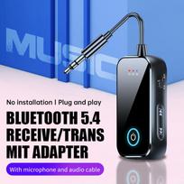 Bluetooth 5.4 garso siųstuvas ir imtuvas 2 viename belaidis 3,5 mm Aux garso adapteris Bluetooth siųstuvas televizoriui, automobiliui, ausinėms