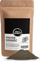 "Spicy Welt" malti juodieji pipirai (500 g) - intensyvūs pipirų milteliai sriuboms, padažams, mėsai ir daržovėms | Šviežiai malti juodieji pipirai, smulkūs ir aromatingi | 100% natūralūs, gryni, be priedų