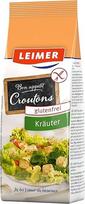 LEIMER kruopos su žolelėmis 75 g Be glitimo - švelniai skrudintos, rafinuotos su prieskoniais, pagamintos iš kviečių krakmolo be glitimo - vegetariškos, be glitimo (1 x 75 g)