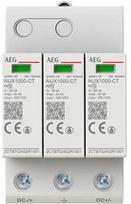 AEG NUX1000 - PV trumpalaikė apsauga, T2, (L-L) 1000 V nuolatinė srovė, maks. 8/20 µs trumpalaikė nuotėkio srovė 40 kA