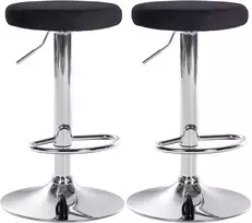2 baro kėdžių rinkinys "Ponte velvet" chromas