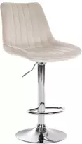 Baro kėdė "Toni Velvet" chromuota