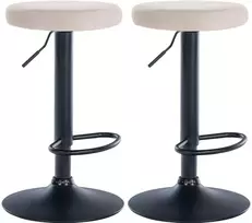 2 baro kėdžių rinkinys Ponte velvet juodas