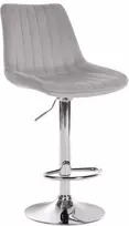 Baro kėdė "Toni Velvet" chromuota