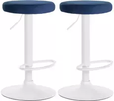 2 baro kėdžių rinkinys Ponte velvet white