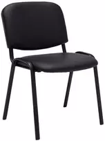 "Ken" dirbtinės odos lankytojų kėdė